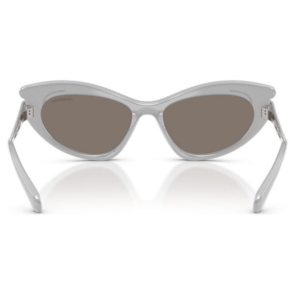 Sunglasses Cat-eye shape, Silver tone - Image 6