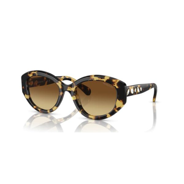 Sunglasses Cat-eye shape, SK6008, Brown - Image 2