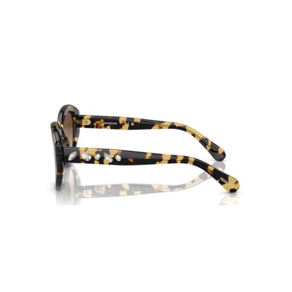 Sunglasses Cat-eye shape, SK6008, Brown - Image 6
