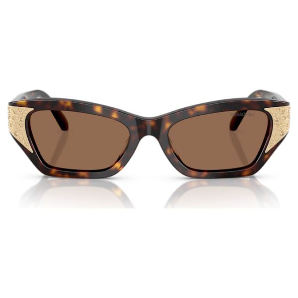 Sunglasses Cat-eye shape, SK6029, Brown - Image 3