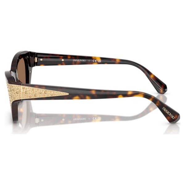 Sunglasses Cat-eye shape, SK6029, Brown - Image 4