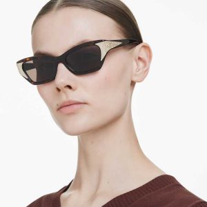 Sunglasses Cat-eye shape, SK6029, Brown