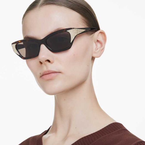 Sunglasses Cat-eye shape, SK6029, Brown