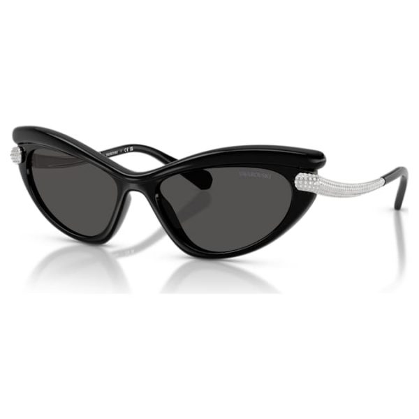 Sunglasses Cat-eye shape, SK6038, Black - Image 2