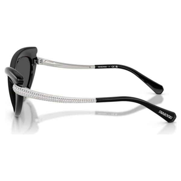 Sunglasses Cat-eye shape, SK6038, Black - Image 4