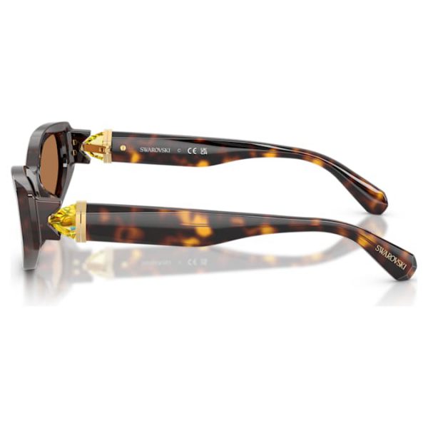 Sunglasses Cat-eye shape, SK6045, Brown - Image 4