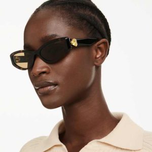 Sunglasses Cat-eye shape, SK6045, Brown