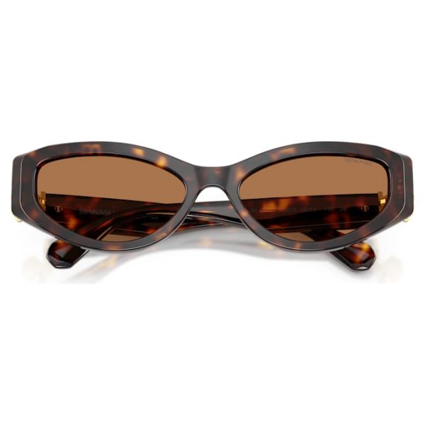 Sunglasses Cat-eye shape, SK6045, Brown - Image 5