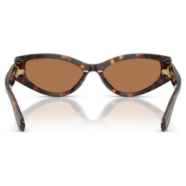 Sunglasses Cat-eye shape, SK6045, Brown - Image 6