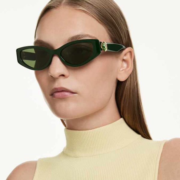 Sunglasses Cat-eye shape, SK6045, Green