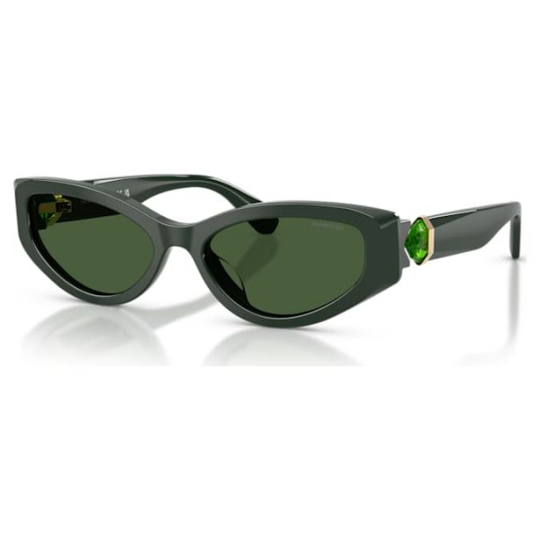 Sunglasses Cat-eye shape, SK6045, Green - Image 2