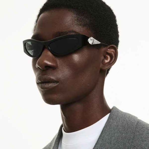 Sunglasses Cat-eye shape, SK6046, Black - Image 7