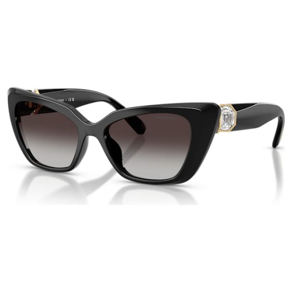 Sunglasses Cat-eye shape, SK6047, Black - Image 2