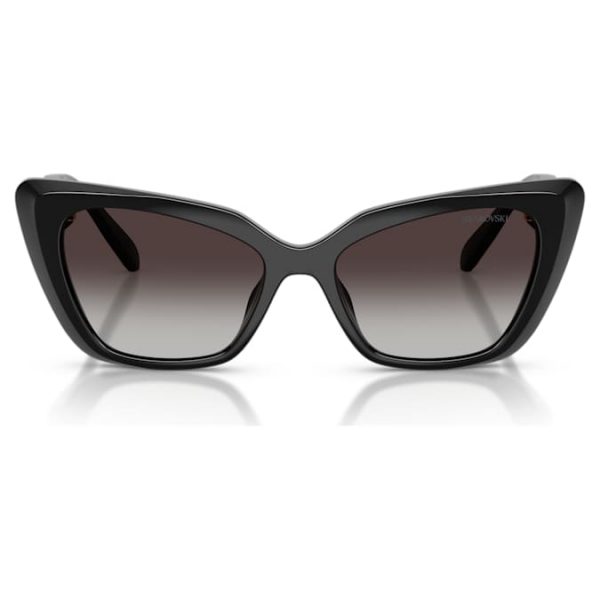 Sunglasses Cat-eye shape, SK6047, Black - Image 3