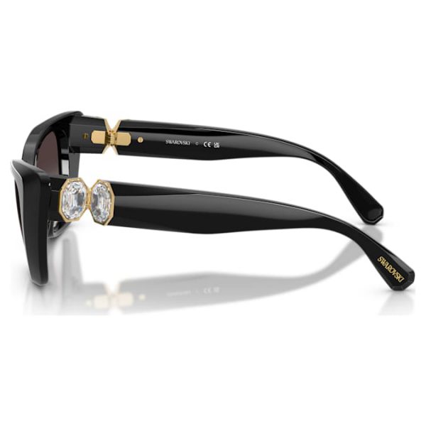 Sunglasses Cat-eye shape, SK6047, Black - Image 4
