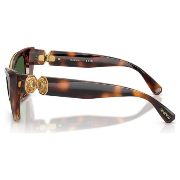 Sunglasses Cat-eye shape, SK6047, Light brown - Image 4
