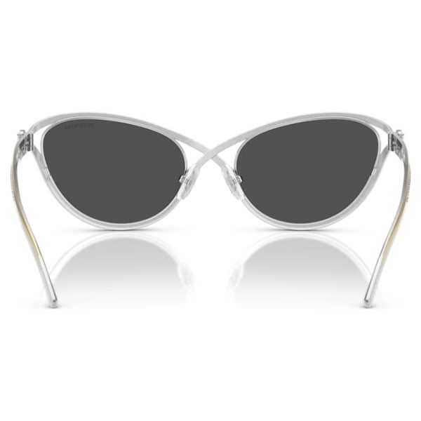 Sunglasses Cat-eye shape, SK7025, Silver tone - Image 5