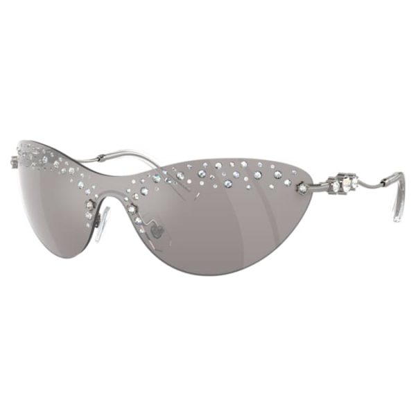 Sunglasses Mask, Silver tone - Image 2