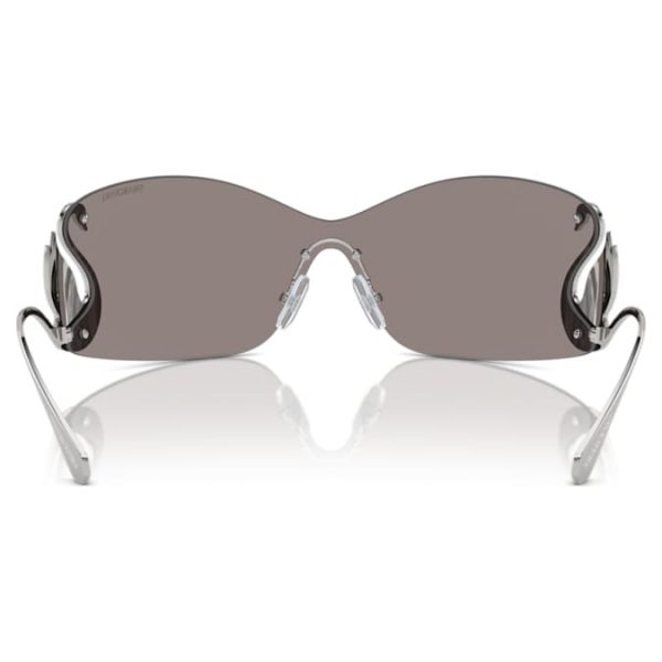 Sunglasses Mask, Swan, SK7020, Silver tone - Image 6
