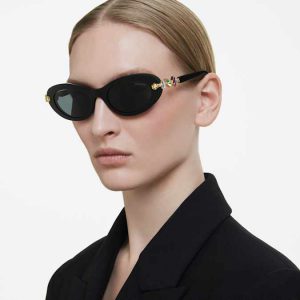 Sunglasses Oval shape, Black
