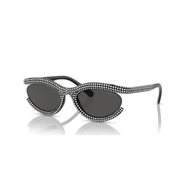 Sunglasses Oval shape, SK6006, Black - Image 2