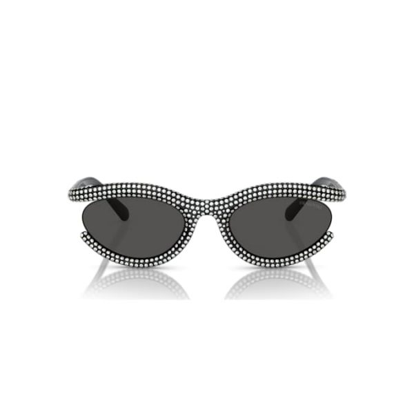 Sunglasses Oval shape, SK6006, Black - Image 3