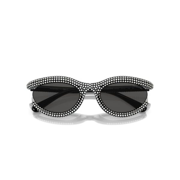 Sunglasses Oval shape, SK6006, Black - Image 4