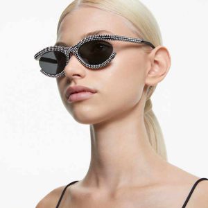 Sunglasses Oval shape, SK6006, Black