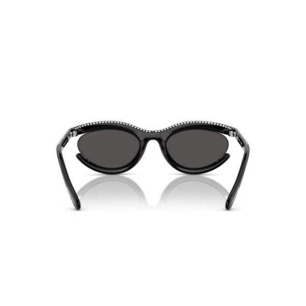Sunglasses Oval shape, SK6006, Black - Image 5