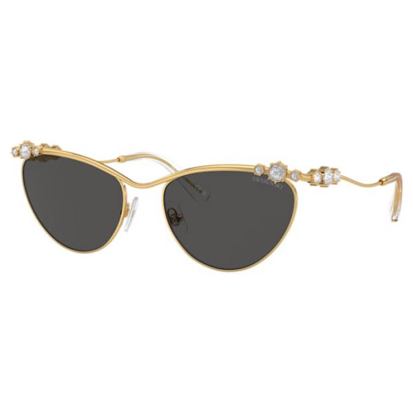 Sunglasses Oval shape, SK7017, Gold tone - Image 2