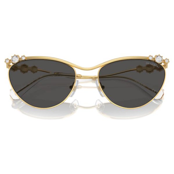 Sunglasses Oval shape, SK7017, Gold tone - Image 5