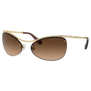 Sunglasses Oval shape, SK7018, Brown
