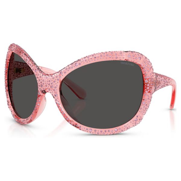 Sunglasses Oversized, Cat-eye shape, SK6052, Pink - Image 2