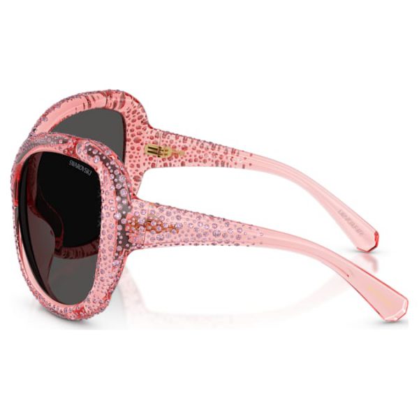 Sunglasses Oversized, Cat-eye shape, SK6052, Pink - Image 4