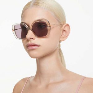 Sunglasses Oversized, Square shape, SK6011, Purple