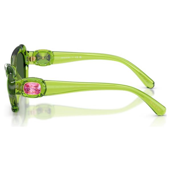 Sunglasses Pillow shape, SK6050, Green - Image 4
