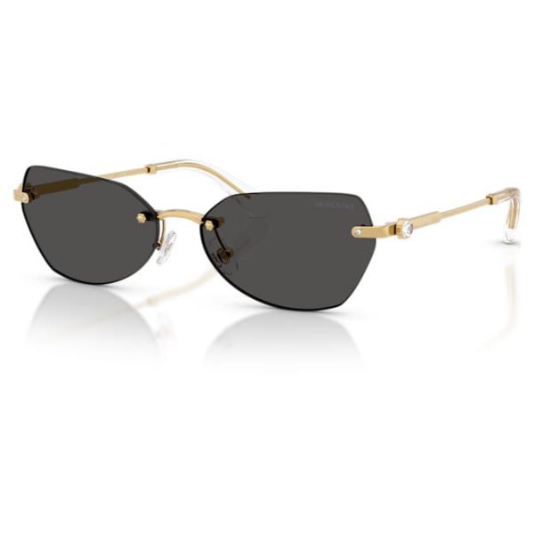 Sunglasses Pillow shape, SK7038, Gold tone - Image 2