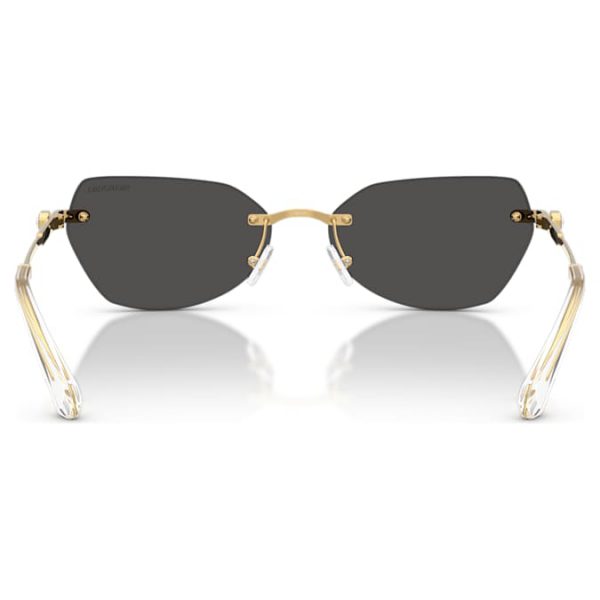 Sunglasses Pillow shape, SK7038, Gold tone - Image 6