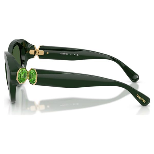 Sunglasses Round shape, Green - Image 3