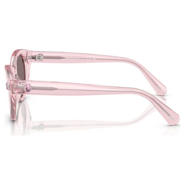 Sunglasses Round shape, SK6025, Pink - Image 4