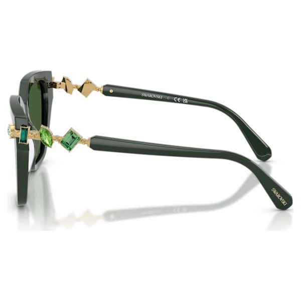 Sunglasses Square shape, Green - Image 4