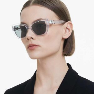 Sunglasses Square shape, SK6018, White
