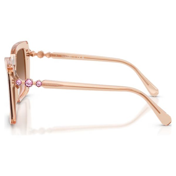 Sunglasses Square shape, SK6049, Beige - Image 4