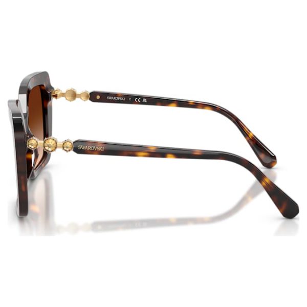 Sunglasses Square shape, SK6049, Brown - Image 4