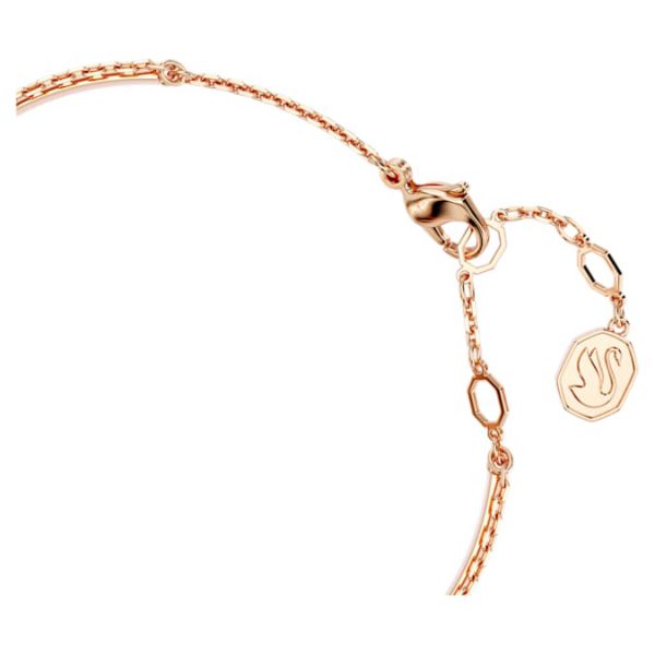 Swan bangle Swan, Black, Rose gold-tone plated - Image 4