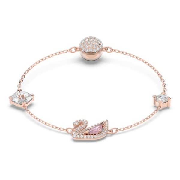 Swan bracelet Swan, Pink, Rose gold-tone plated - Image 2