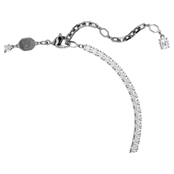 Swan pendant and brooch Swan, White, Ruthenium plated - Image 5