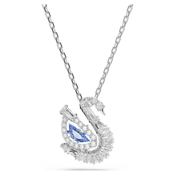 Swan pendant Mixed cuts, Swan, Blue - Image 2