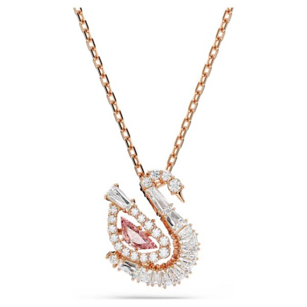 Swan pendant Mixed cuts, Swan, Pink - Image 7