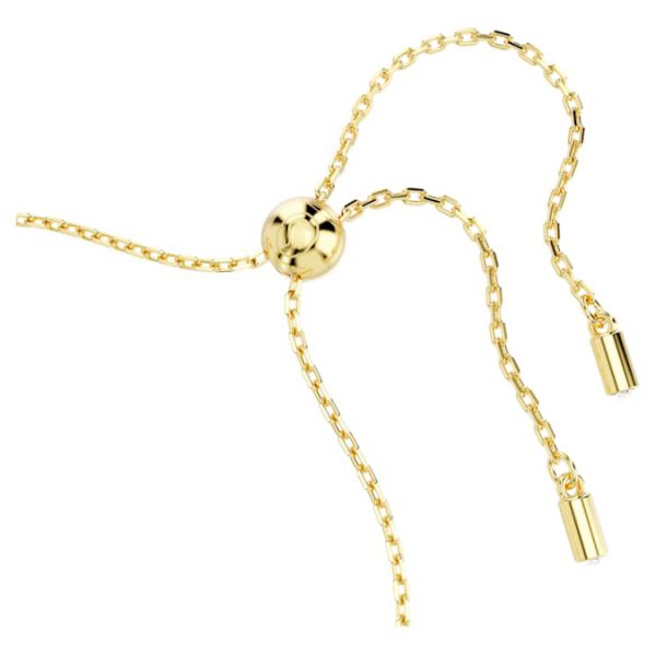 Symbolica bracelet Crystal pearl, Clover, evil eye and horseshoe, Blue, Gold-tone plated - Image 4